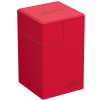 Ultimate Guard Flip`n`Tray 100+ XenoSkin Monocolor Red Krabička