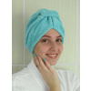 Turban do kúpeľne - Skelly | Frote bavlna | Tyrkysový | S