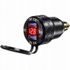 Motocyklová nabíjačka Napájací adaptér USB x2 zásuvka QC 3.0