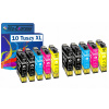 10 x atramenty pre EPSON 502 XL XP-5100 XP-5105 XP-5150 XP-5155 WF-2800 WF-2860