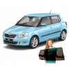 ZÁCLONY NA MAGNETOCH ŠKODA FABIA 2 II HATCHBACK