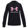 Under Armour Rival Fleece Big Logo Black/Pink Edge L