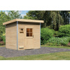 Finská sauna KARIBU NORGE (92106) natur LG4008