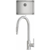 Teka BE LINEA RS15 50.40 X nerezová oceľ + Deante LIMA F72 M nerezová oceľ