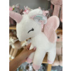 Plyšový jednorožec biela M Hračka: Personalizovaná hračka s menom