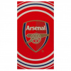 FotbalFans Osuška Arsenal FC, červená, 100% bavlna, 70 × 140 cm