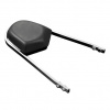 Samostatná opierka spolujazdca Highway Hawk WIDE 002 chróm Chróm