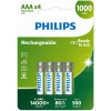 Nabíjacie batérie PHILIPS R03B4RTU10/10 AAA (4ks) Phil-R03B4RTU10/10