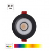 LED bodové svítidlo RGBCCT | DC24V | 10W | Ø86mm | kruhové | vestavné | černé |
