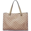 BERTOO Cestovná kabelka Valentina beige logo