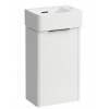 Laufen VAL skrinka Base H403052 34x22x64cm+umývadielko H815280,1 dvierka,Biela Lesklá H8622802611061
