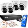 EZ-IP BY DAHUA Sada 4 IP dome kamier EZ-IP od spoločnosti Dahua so spoľahlivou ochranou 2K