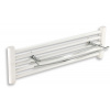NOVASERVIS Dvojitý držiak na vykurovací rebrík 600 mm Metalia 2 chróm 6225/1,0