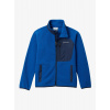 Chlapčenská bunda Columbia Fast Trek V Full Zip - mountain blue/collegiate navy