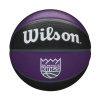 Basketbalová lopta Wilson Nba Team Tribute Sac Kings Modrá Prírodná guma (Veľkosť 7)