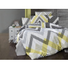 Prodloužené povlečení bavlna 140x220, 70x90cm Zigzag grey