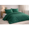 Luxusné posteľné obliečky 200x220 Zelená – bavlnený satén 100 % bavlna, zips