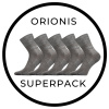SUPERPACK - ORIONIS antibakteriální merino ponožky se stříbrem VoXX - 5 párů Sv. šedá 39-42 5 párů