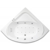 Arttec ARTTEC GAIA 2 LUXUS 140 x 140 rohová hydromasážna akrylátová vaňa Biela PAN04364
