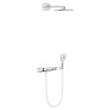 Grohe Rainshower SmartControl - Sprchový set Mono s termostatom pod omietku, 360 mm, mesačná biela 26446LS0