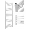 Kúpeľňový radiátor, teplovodný Granitan 609 W, 500 x 1400 mm, biely