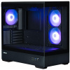 Zalman skriňa P30 Black / miniT / 3x120mm fan ARGB / USB 3.0 / USB-C / temperované sklo / čierny