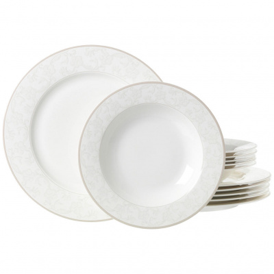 Ritzenhoff Breker JEDÁLENSKÝ SERVIS, 12-dielne, jemný porcelán (fine china) - Jedálenské sety - 003417075201