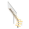 Minka STAIRS Lomené modulové schodisko Comfort Top Turn buk/sivá, 312 cm