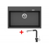 Set Sinks Maximo 780 Metalblack + Mix 3 P GR