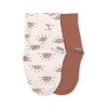 INGENUITY Zavinovačka SwaddleMe™ Ulitka bavlna Rising sun 2ks 0,5 TOG 0-3m