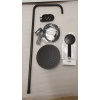 Mexen X sprchový set , horná hlavica oval 25cm, 3/4