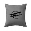 Still Plays With Planes - Vankúš 50x50 - 50x50 - Vrátane výplne ( Tmavosivý melír )