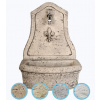 Nástenné kamenné umývadlo SIENA s ornamentom