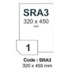fólia RAYFILM biela matná nepriehľadná pre laser 50ks/SRA3, 275µm (R1072.SRA3B)