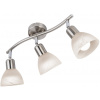 Globo Lighting Daytona nástenná lampa 3x5 W biela-niklová 818903016X
