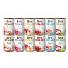 BRIT PATE & MEAT mokré krmivo pre psov MIX príchutí 12 x 400 g Adult bez obilnín