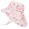 Jan & Jul DETSKÝ UV KLOBÚK AQUA-DRY EXPLORER HAT JAN&JUL - BUNNY FLOWERS Veľkosť: M
