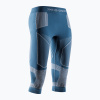 Dámske termonohavice X-Bionic Energy Accumulator Light Pants 3/4 mineral blue/arctic white (S)