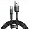 Baseus CATKLF-BG1 Cafule kábel USB-C 3A 1m Grey/Black