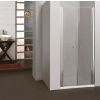 ARTTEC Dvojkrídlové sprchové dvere pre výklenok SALOON 95 - 100 cm hroznové sklo PAN04599
