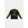 Detské tričko s dlhým rukávom adidas Performance Manchester United čierna farba, s potlačou, KD4230 164