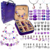 Veľká Súprava na Výrobu Náramkov Korálky Charms Darčekové Balenie
