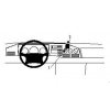 Brodit ProClip montážna konzola na palubnú dosku pre Volkswagen LT28/LT31/LT35/LT46 97-05, 852186