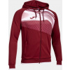 Joma Tréningová mikina SUPERNOVA II HOODIE JACKET BURGUNDY-WHITE Veľkosť: M