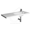 JIKA TIGO umývadlo s otvorom pre batériu, pravé 100 x 38,5 cm biela 8.1221.9.000.106.1