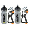 Fľaša Na Pitie Isostar 2 x Sada 650 ml 650 ml strieborná