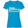 Šťastne zadaná - Azúrovo modrá , Dámske , S