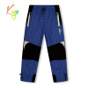 Chlapčenské plátené nohavice - KUGO FK7605, modrá Farba: Modrá, Veľkosť: 116