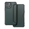 AppleMix Puzdro FORCELL Razor pre Apple iPhone 14 Plus - syntetická koža - tmavozelené