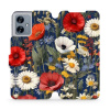 Flipové pouzdro Mobiwear - Motorola Moto G54 5G / Moto G54 5G Power Edition - VP46S Temná louka (Knížkové flip pouzdro, obal, kryt na mobil Motorola Moto G54 5G / Moto G54 5G Power Edition - VP46S Tem